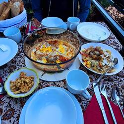 Frühstück.