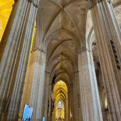 Inside the cathedral