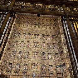 The main altar in the Cathedral