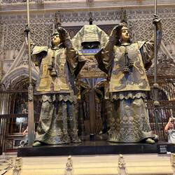 St Christobal Colon - St Christopher Colombus' tomb in the Cathedral
