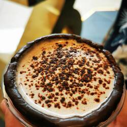 Heiße Schoki im Cookie