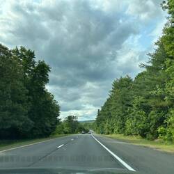 As with our drive across Orange County to Bethel, this is the constant scene from Croton to Essex