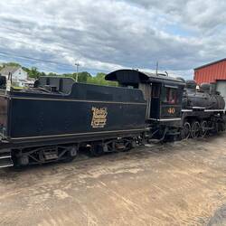 No. 40 is an Alco-built "Mikado" type