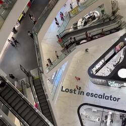 Verloren zwischen den Rolltreppen 😄