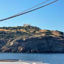 Poseidon Tempel im Cap Sounion