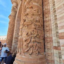 Even the pillars are detailed works of art