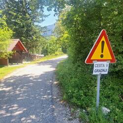 Achtung - Straße im Bau