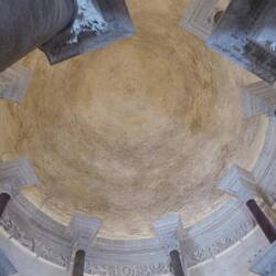 Dome of the mausoleum once covered in mosaic