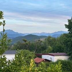 letzter Blick auf die Pyrenäen