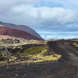 The amazing lava side road