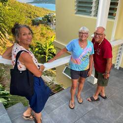 We also visited Tom and Morag's holiday home.