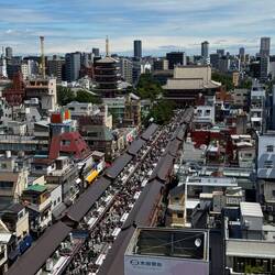 Asakusa Schrein von oben