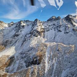Flying over the ridges