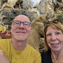 Selfie vor den Statisten