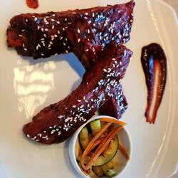 Ribs at Jasmine restaurant