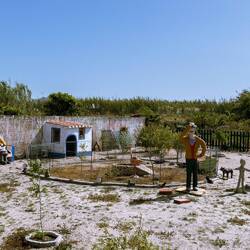 Privat-Garten mit Skulpturen