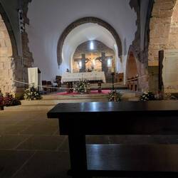 Inside this O'CEBREIRO Church