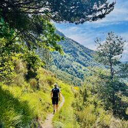 Höhenweg Richtung La Brigue