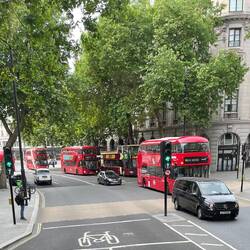 The inimitable London double decker bus