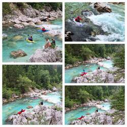 Auch die beiden SUP meistern den Bunkerschwall