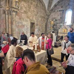 Wir wurden alle einzeln gesegnet, war sehr emotional