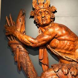 Naval Museum "Indian" carving