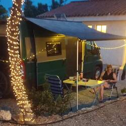 Gemütlicher Sonntagabend auf dem Campingplatz