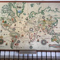Portuguese map of the world