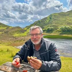 Auch Mampf in wunderschöner Landschaft