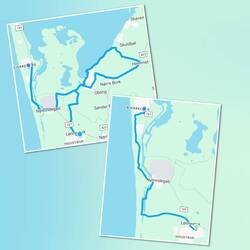am Ende waren es 55km