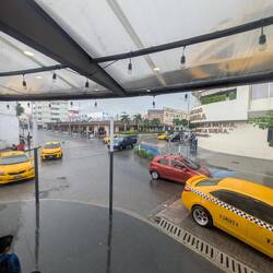 Kurzer Regenschauer.