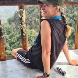 wieder zurück und nochmal kurz am Turm verweilen