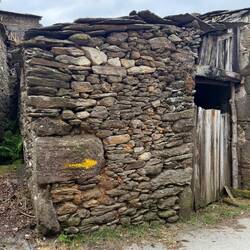 Typical buildings made of rock