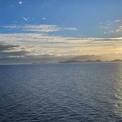 Sunrise as we approach New Caledonia.