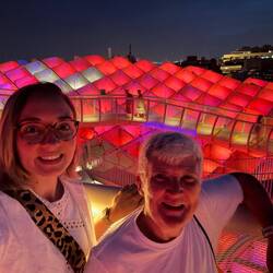 Carla is good with selfies