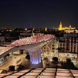 Looking out over the city