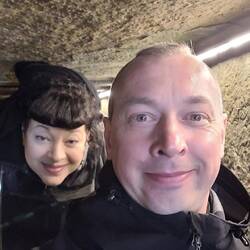 Verbotenes Selfie in der Maeshowe