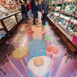 Fabulous floor in the sweet shop