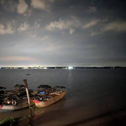 Mekong Delta in the evening