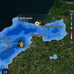 Dieses Regengebiet war nicht da