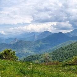 Blick auf die Picos de Europa