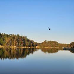 Morgens wieder fast Windstille