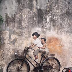 Streetart vo Penang