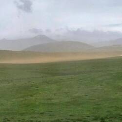 Sandstorm. Rarely seen here.