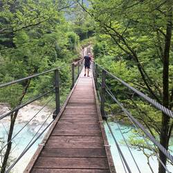 Brücke über die Soča