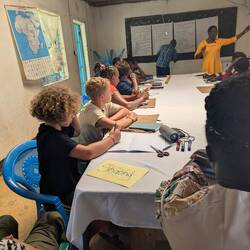 JB sharing an overview of permaculture principles