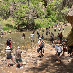 Einstieg...es ist übrigens nachmittags, der Andrang hier schon weniger😳🫣