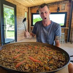 Schön aufessen! Damit es morgen nicht regnet