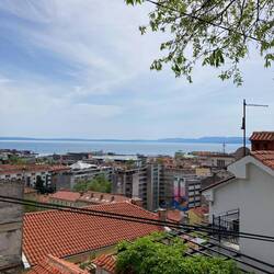 Sicht über Rijeka