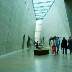 Moderner Museumsteil, sehr gut gemacht